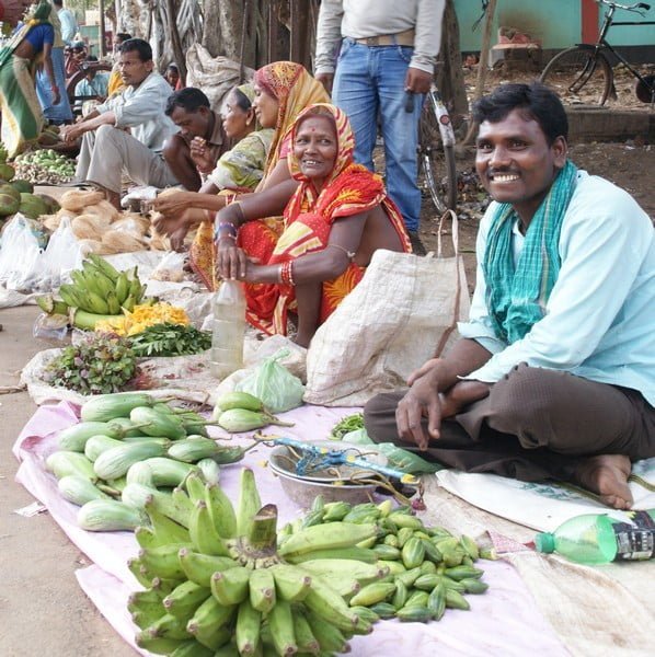 Marché de Puri en Inde