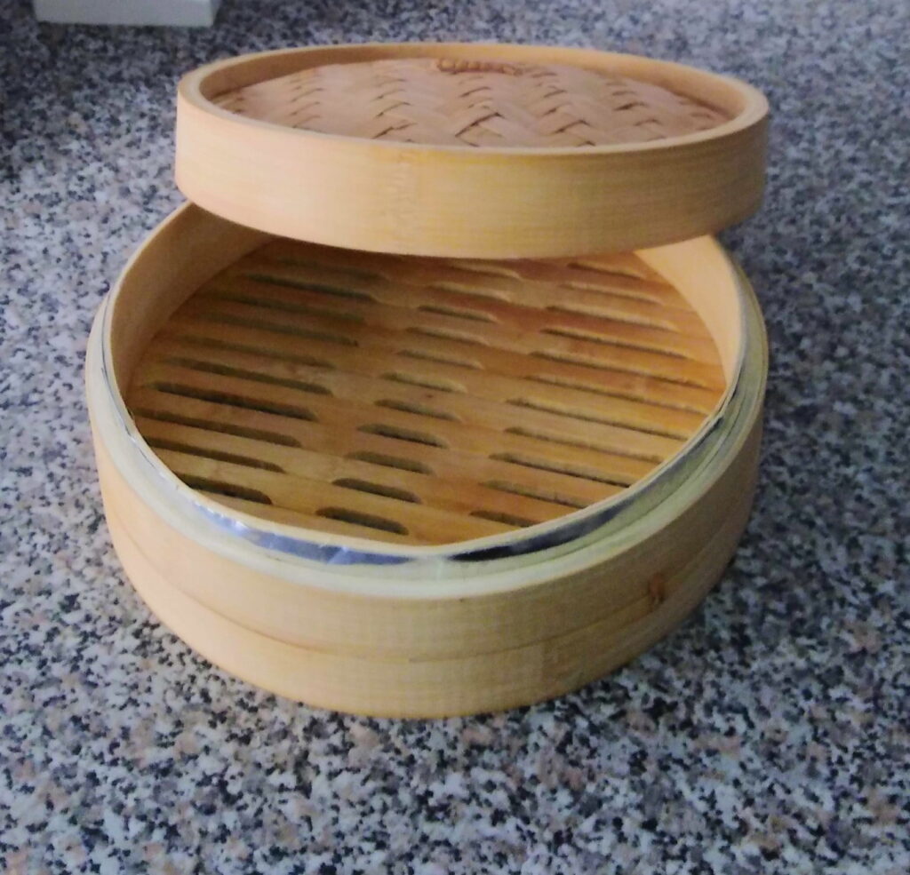 Panier vapeur en bambou