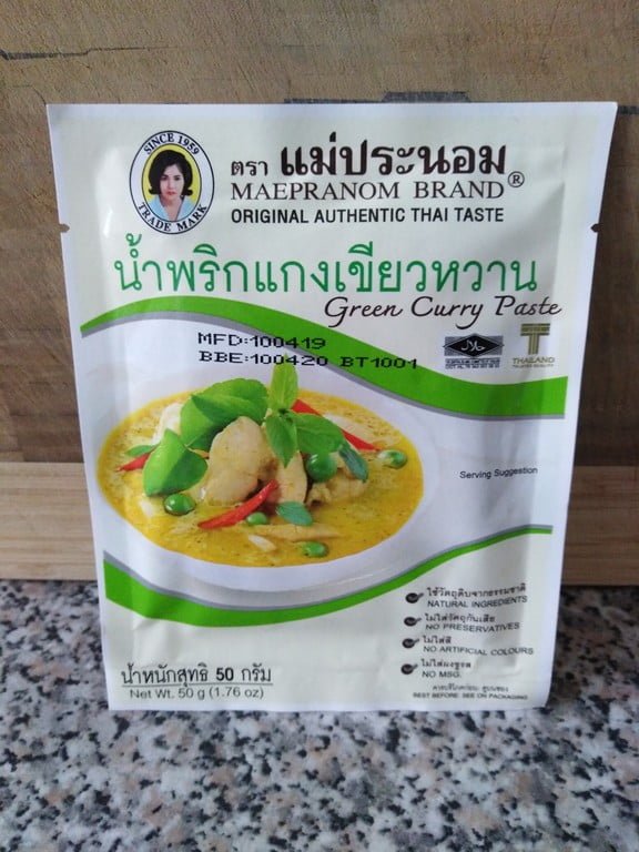Pâte de curry vert thai