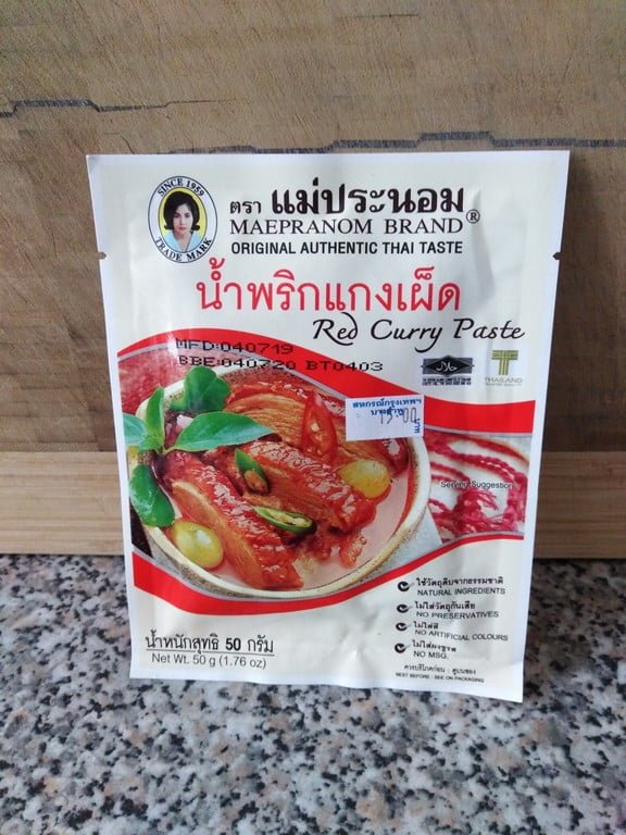 Pâte de curry rouge Thai