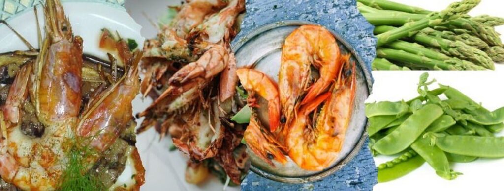 Gambas sautées aux légumes