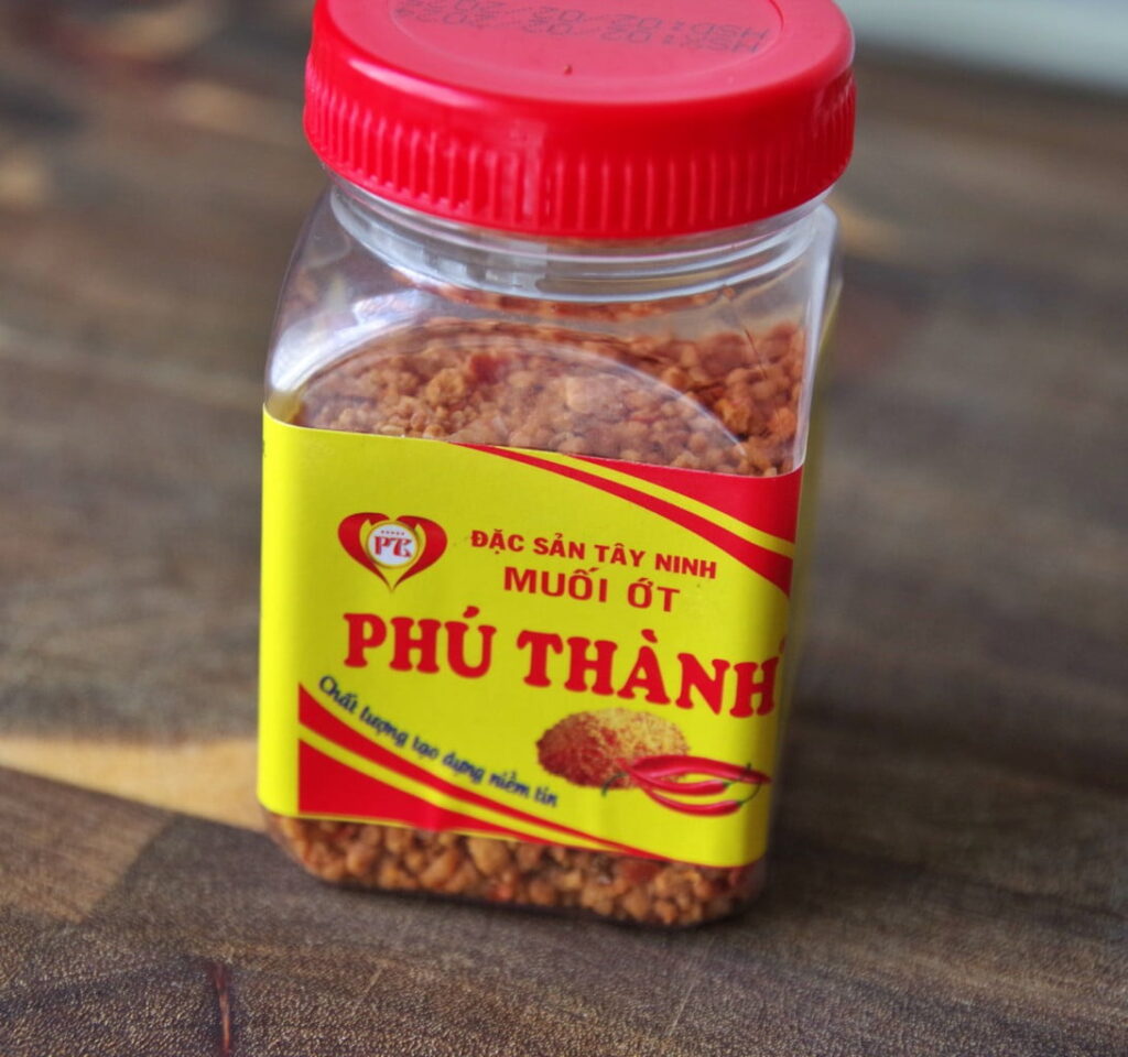 Muối ớt, sel à l'ail et au piment vietnamien