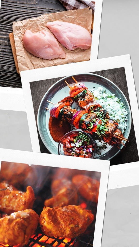 Brochettes de poulet