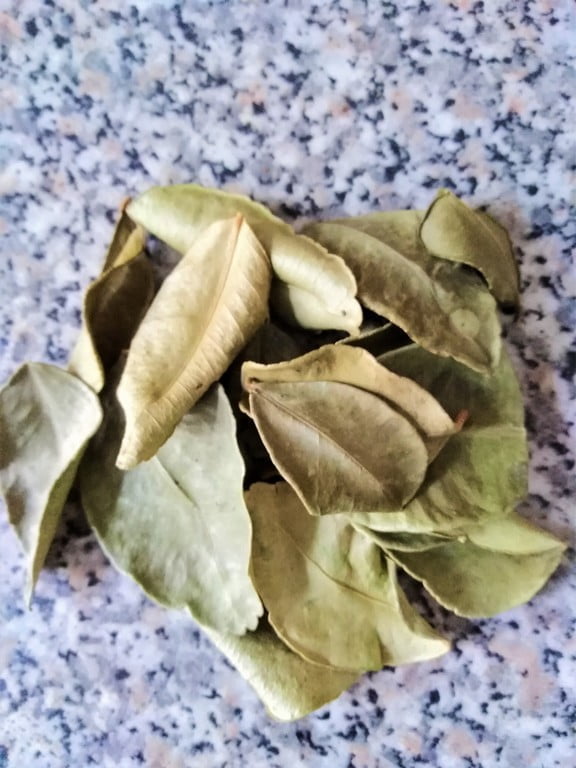 Feuille de citron kaffir séchées