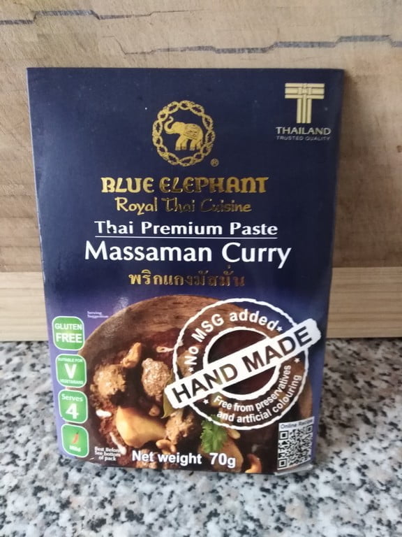 Pate de curry Massaman thaie
