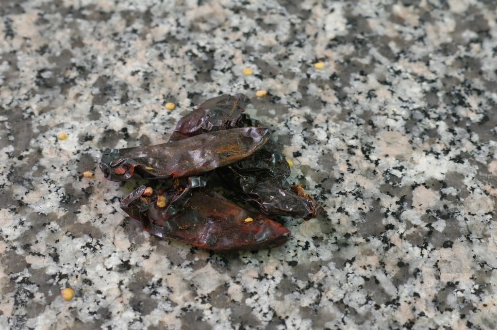 Piments mexicains sechés