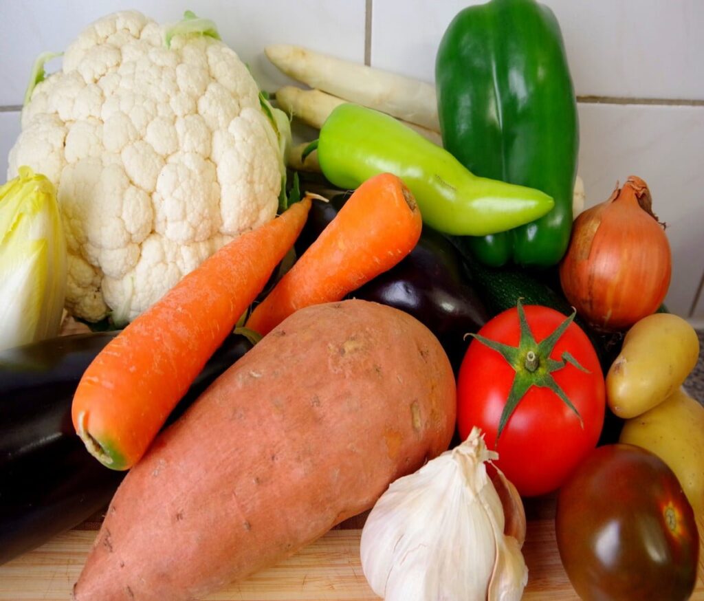 Assortiment de légumes frais