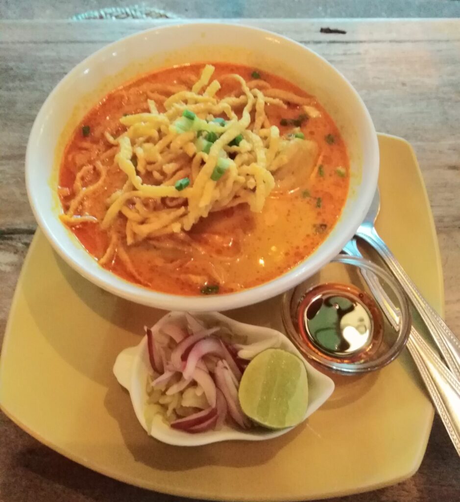 Khao Soy thaïe, soupe de nouille au curry