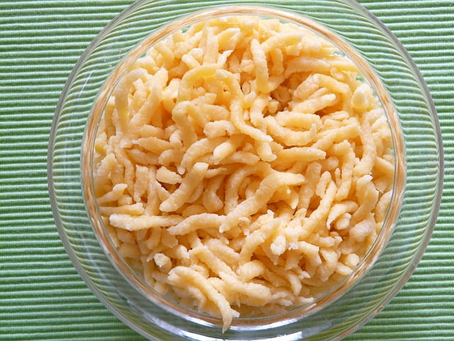 Spatzle , les pâtes alsaciennes