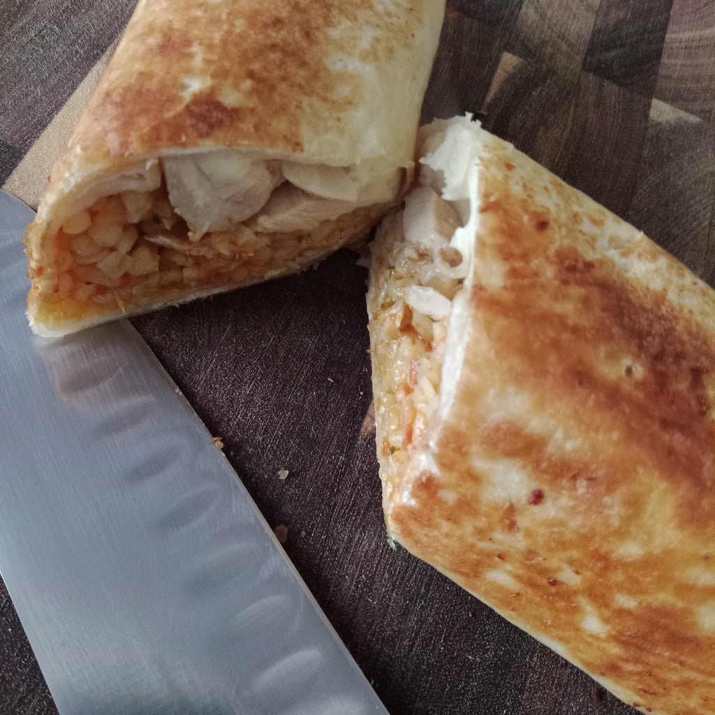 "Burrito" boulgour poulet