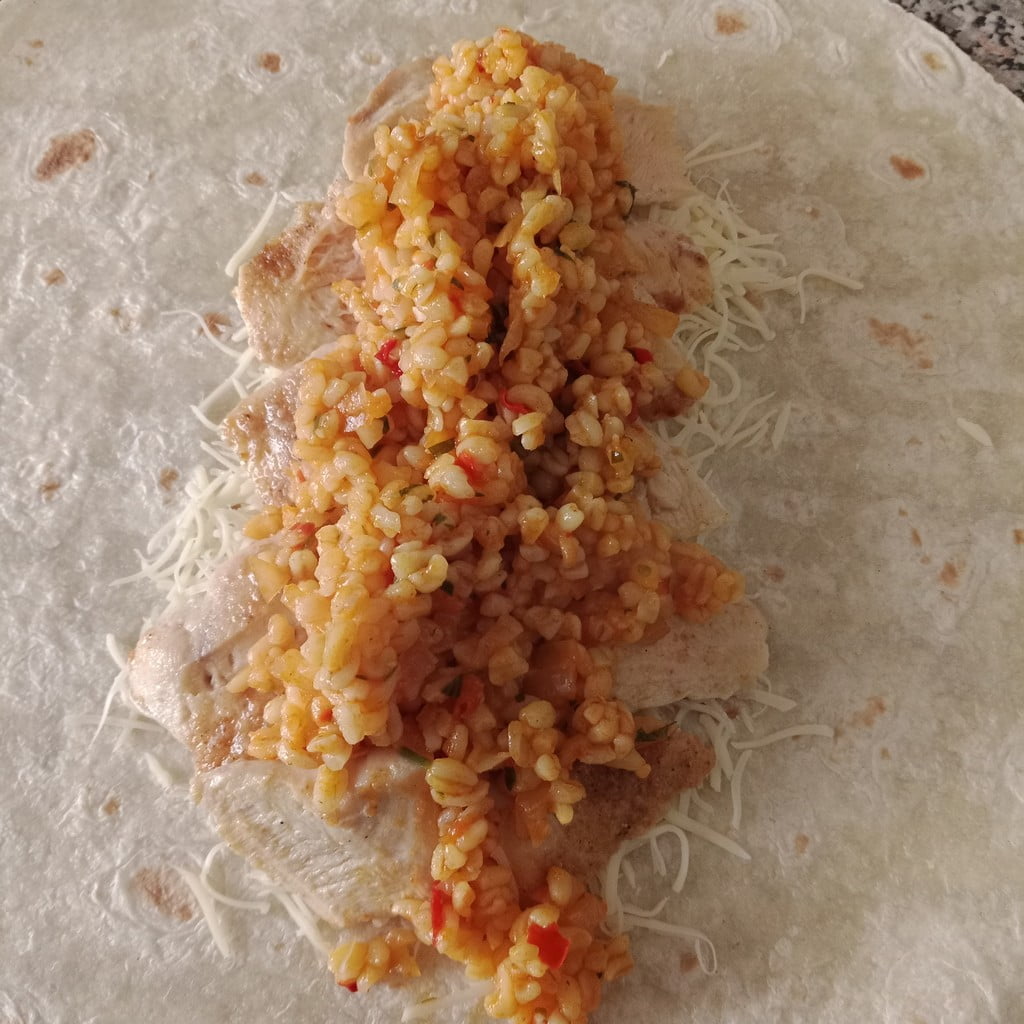 Garnissage des burritos