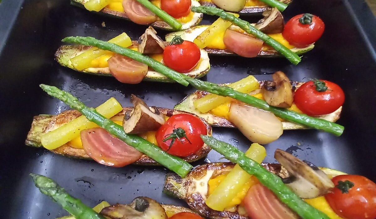 Petits légumes grillés